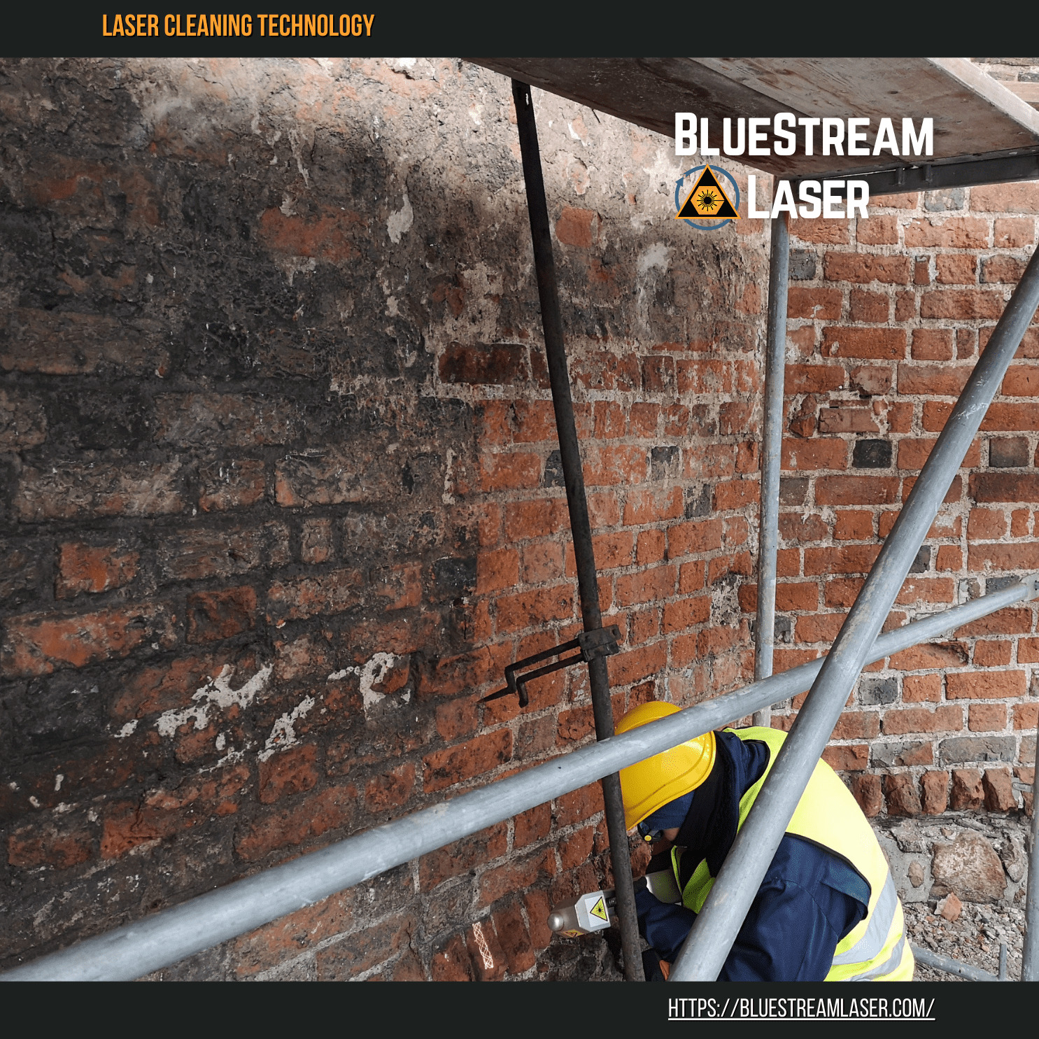 Laser soot and fire damage cleaning restoration