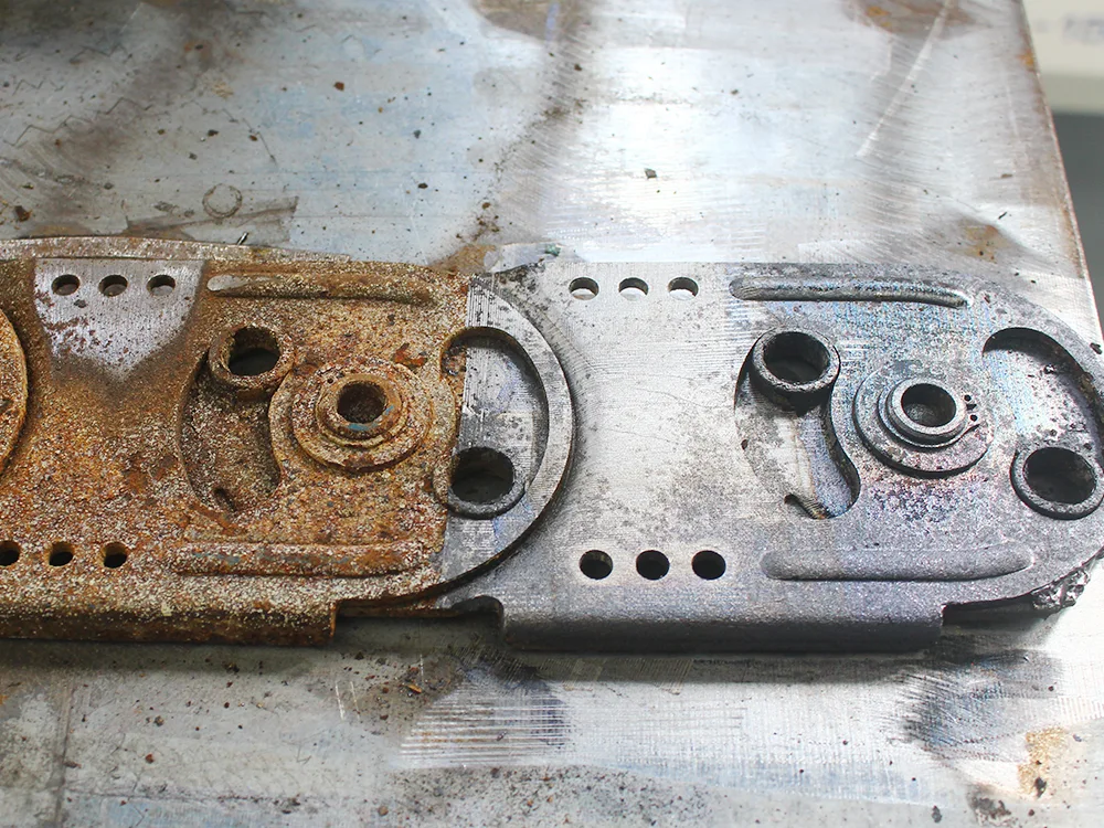 Laser rust removal automotive and metal parts NJ